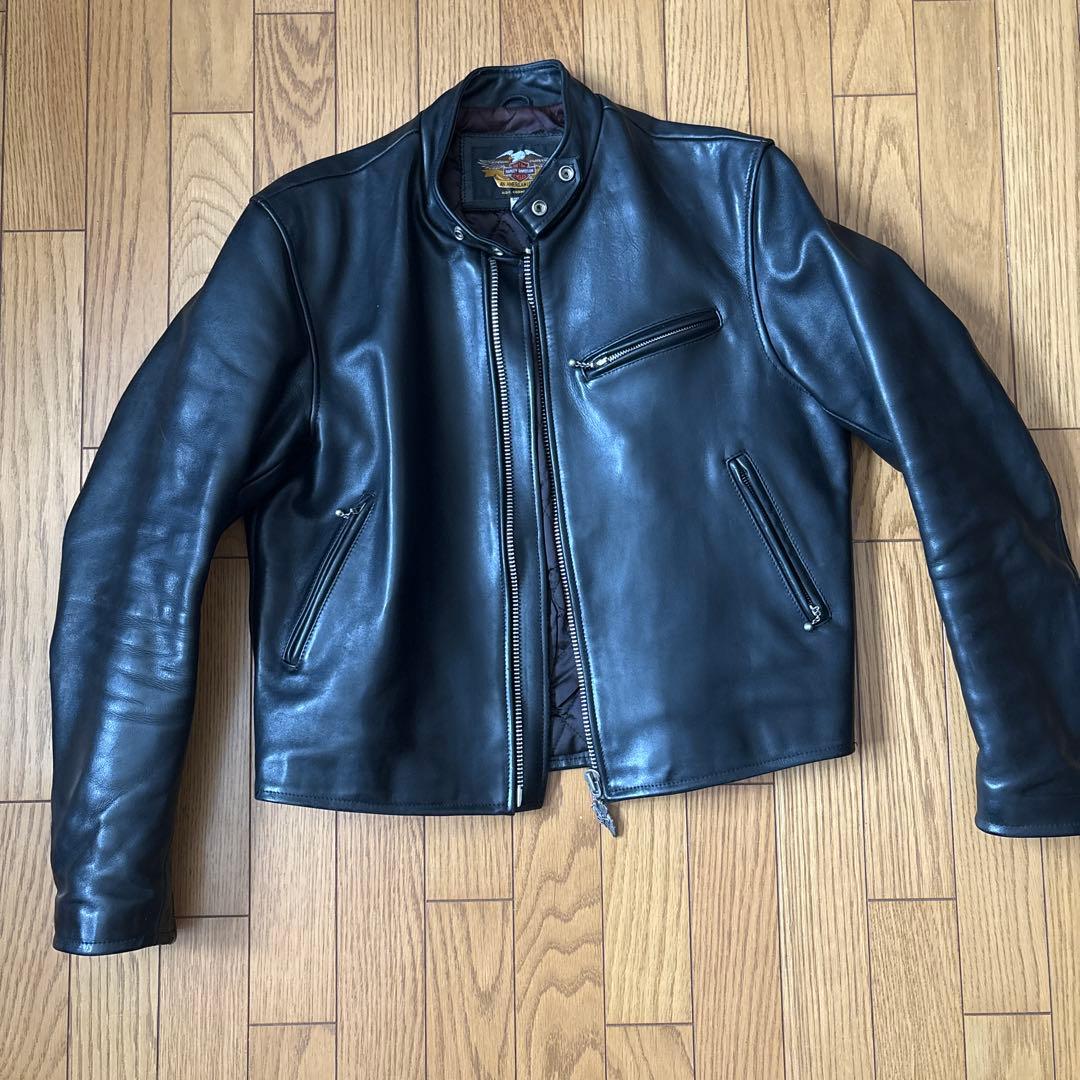 Harley-Davidson ブラック レザージャケット XL