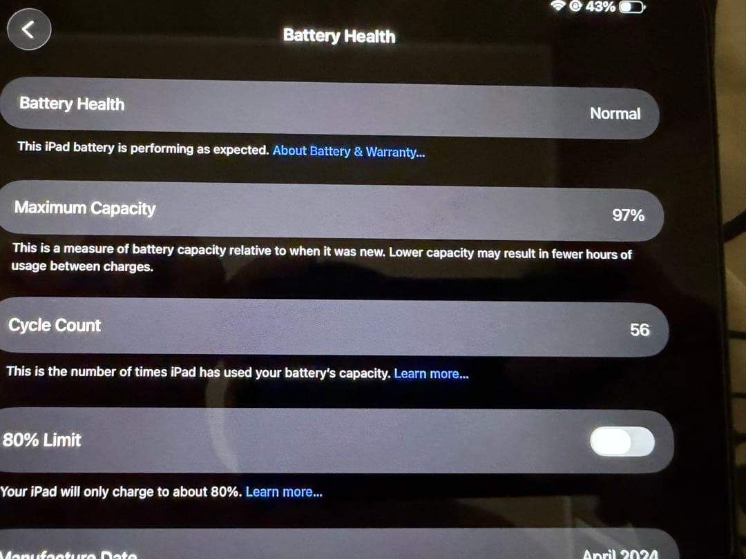 Ipad Pro (M4) 13インチ 512GB Wi-Fiモデル