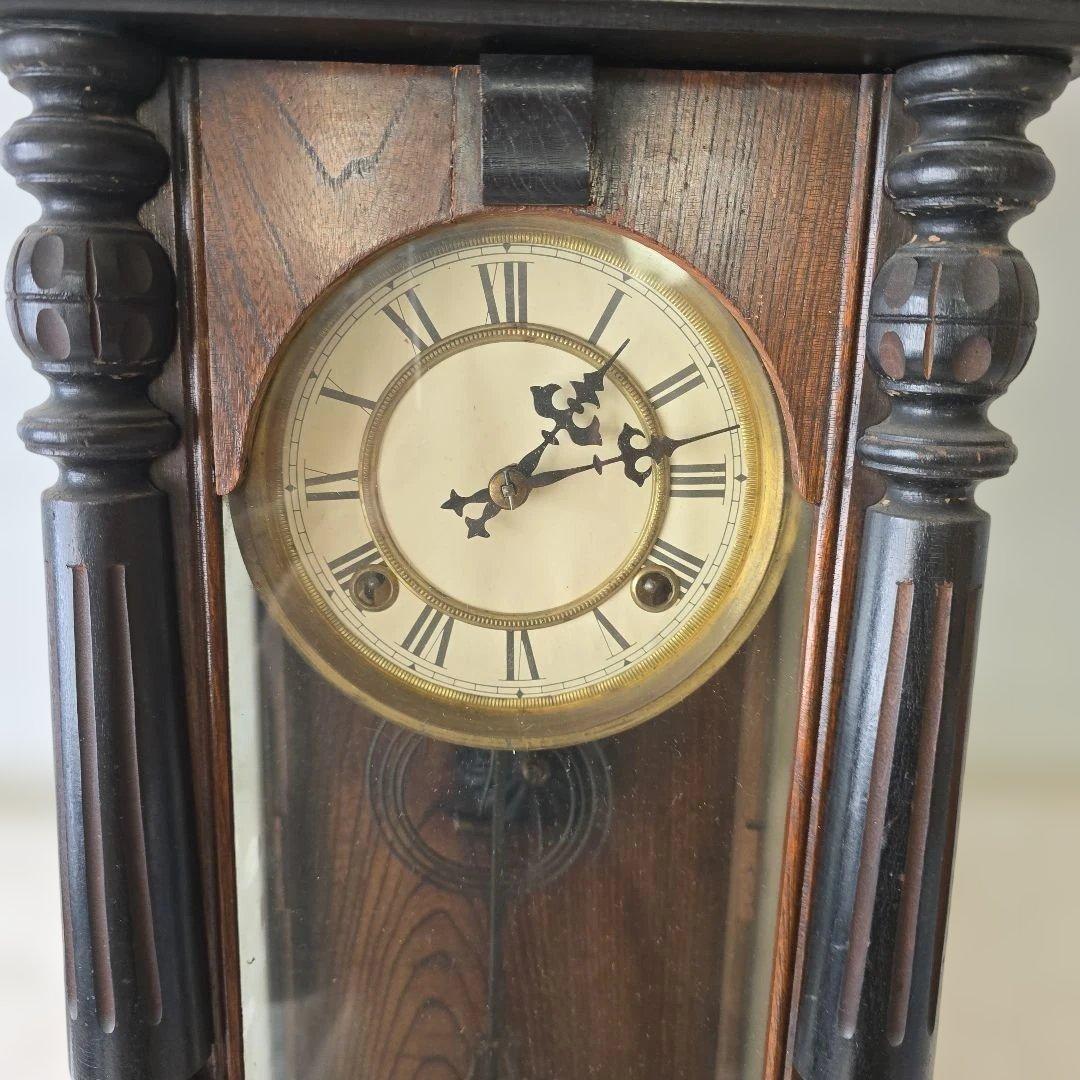 柱時計 ゼンマイ式 レトロ アンティーク