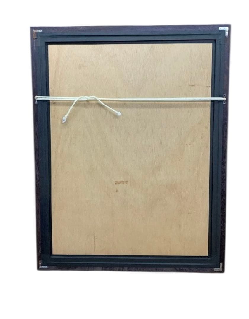 リトグラフ 芝田米三 四季の譜 日本芸術院 額付絵画 額約56x71cm