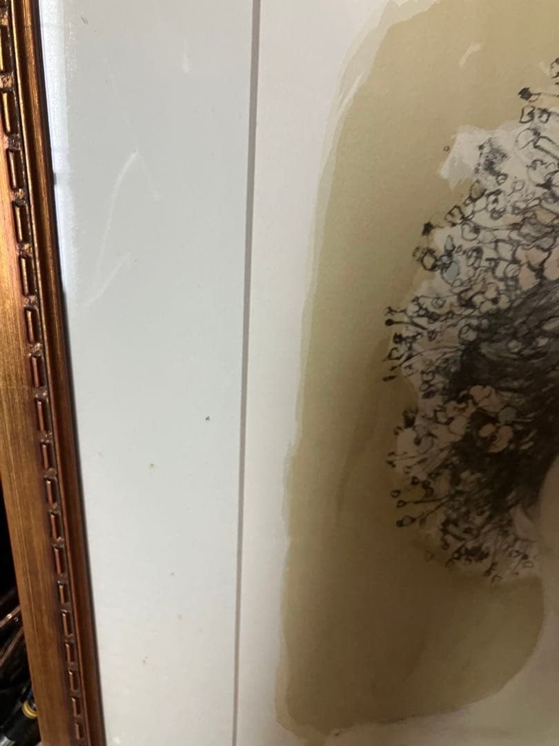 リトグラフ 芝田米三 四季の譜 日本芸術院 額付絵画 額約56x71cm