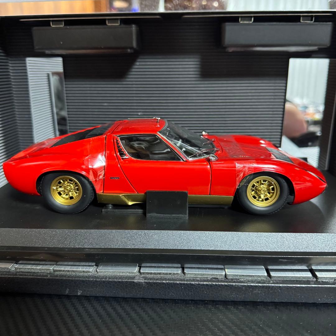 未展示品 京商 1/18 ランボルギーニ ミウラ P400 SV レッド