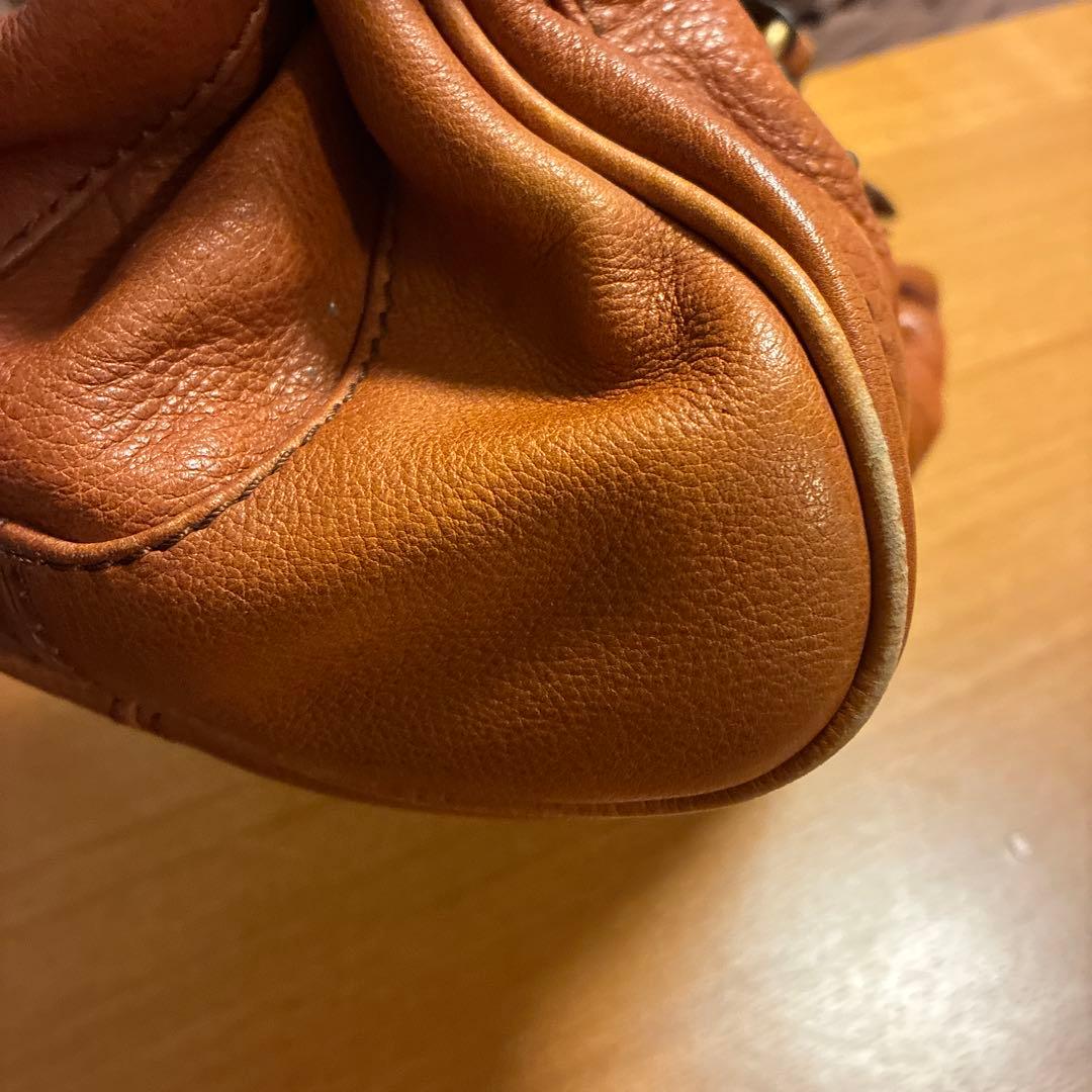 Chloé ブラウンレザー ハンドバッグ