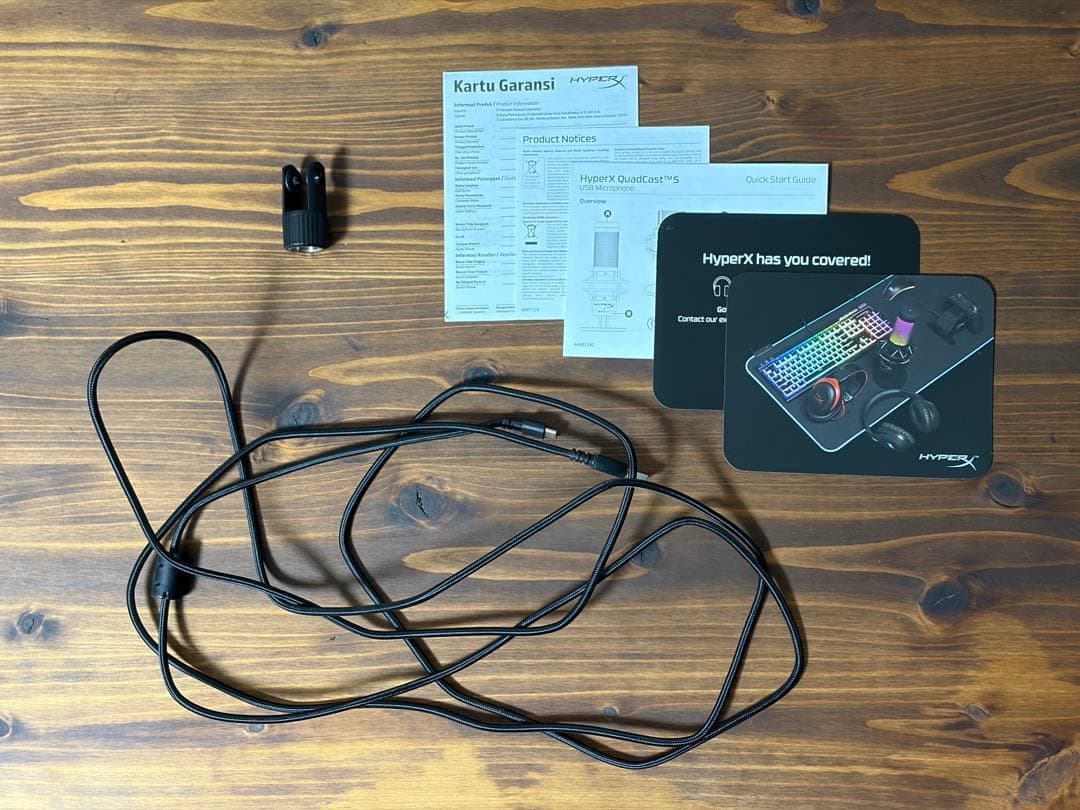 HyperX QuadCast S ブラック USBマイク 付属品完備