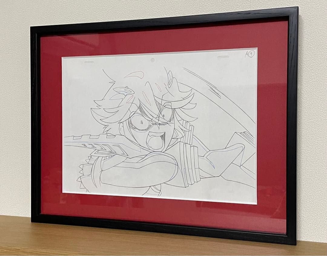 キルラキル 生動画(第12話纏流子vs針目縫 交戦シーン）額縁付き