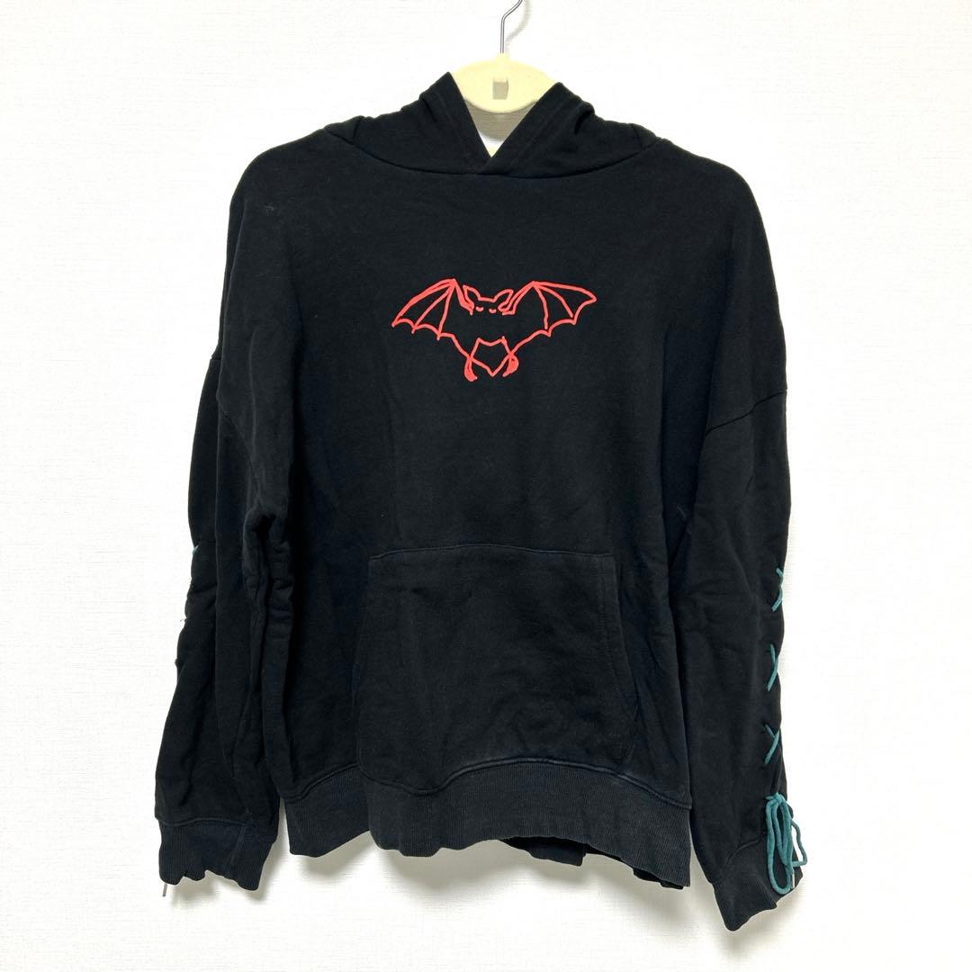 米津玄師 Flamingoコウモリ 黒パーカー Lサイズ