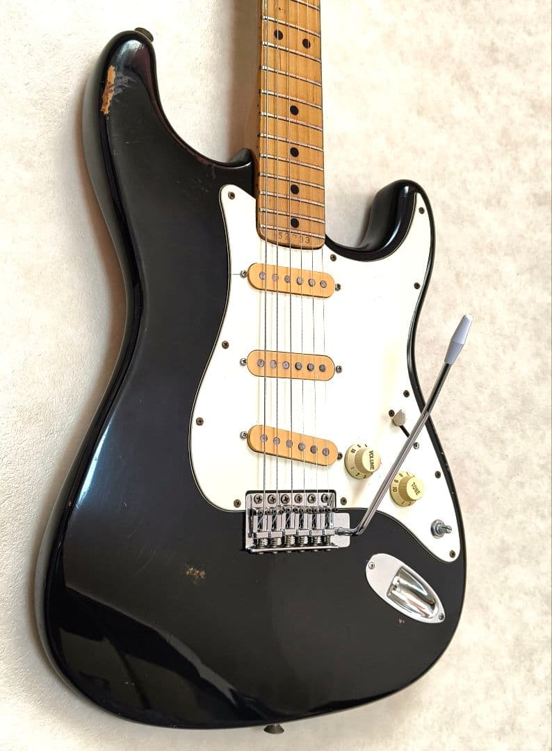 【メンテ済】FERNANDES FST-70 BK ハードケース付き ビンテージ