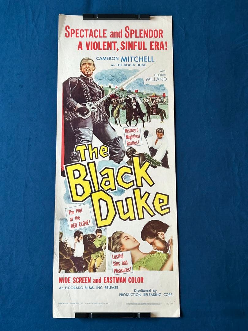 ブラック・デューク　USオリジナル映画ポスター