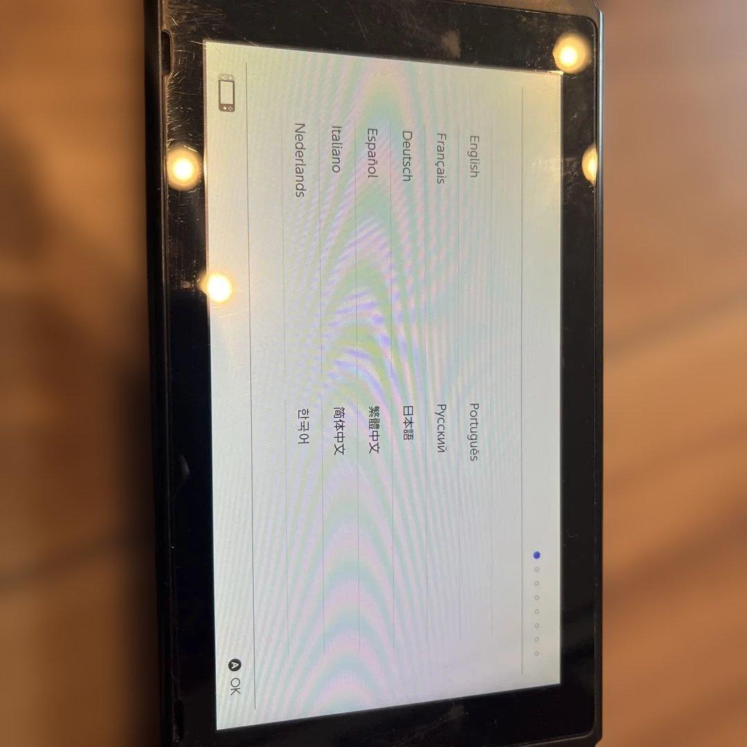 Nintendo Switch ホワイト/グレー 本体のみ　ジャンク