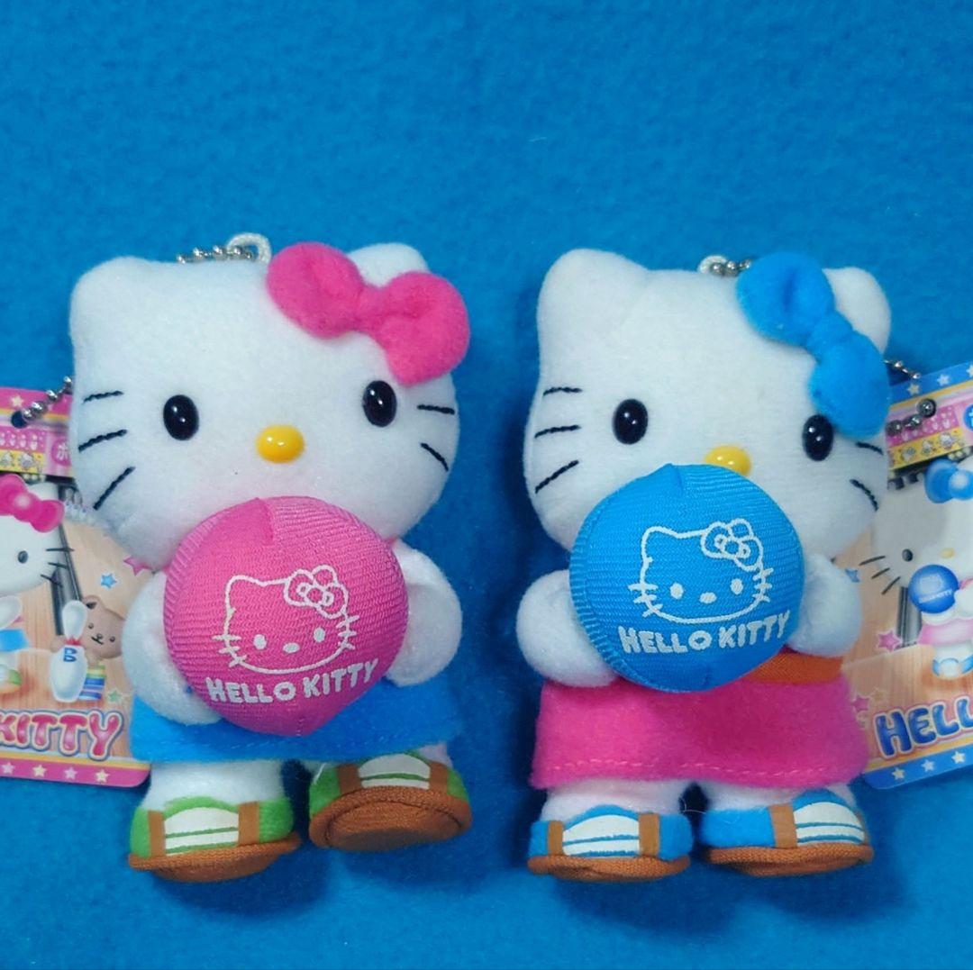 超激レア☆ボーリング キティちゃん☆ボールチェーンマスコット2体セット☆2003