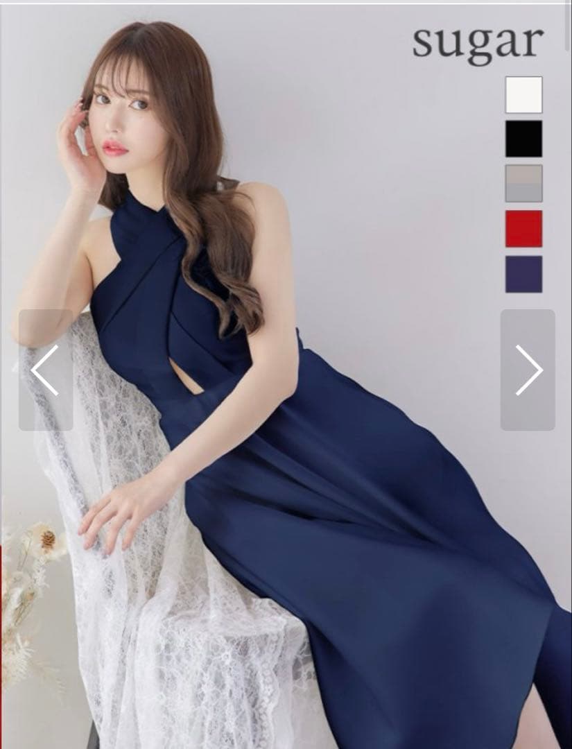 sugar jessica Aラインワンピースマキシ丈キャバドレス【HC03】