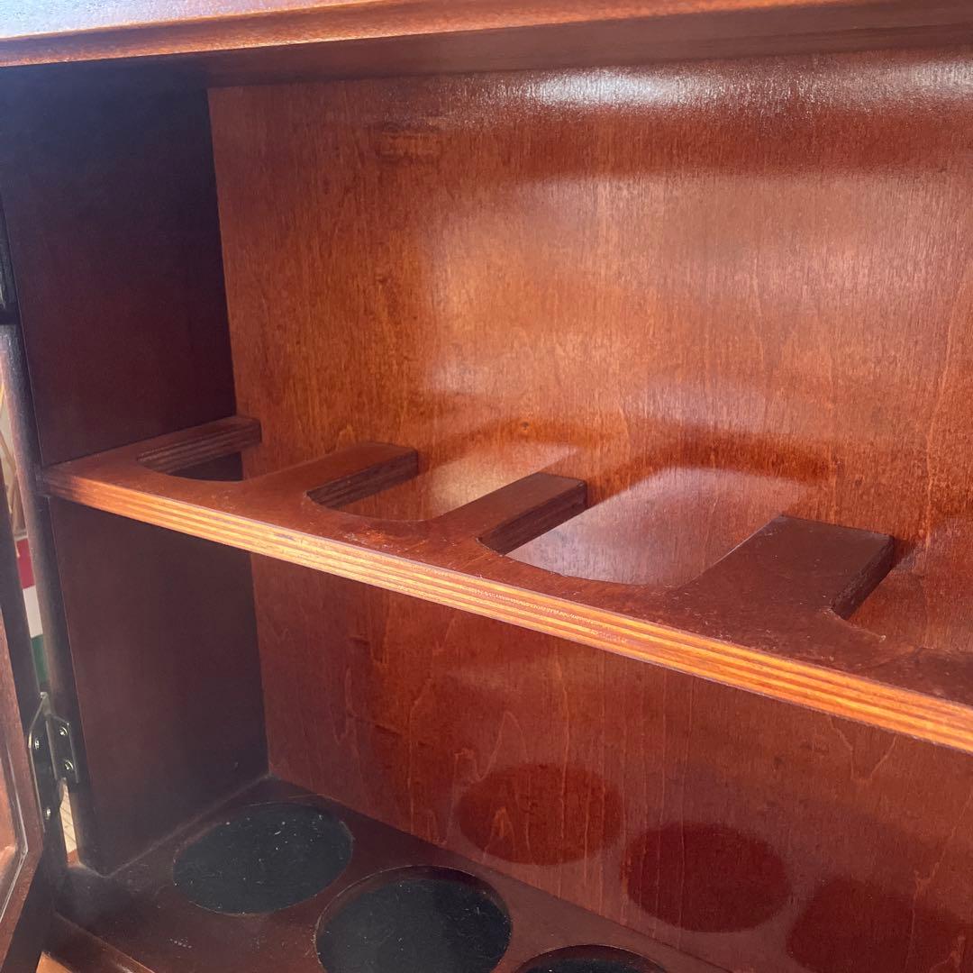 ビンテージ　ケース　バーボンケース ディスプレイ棚　飾り棚