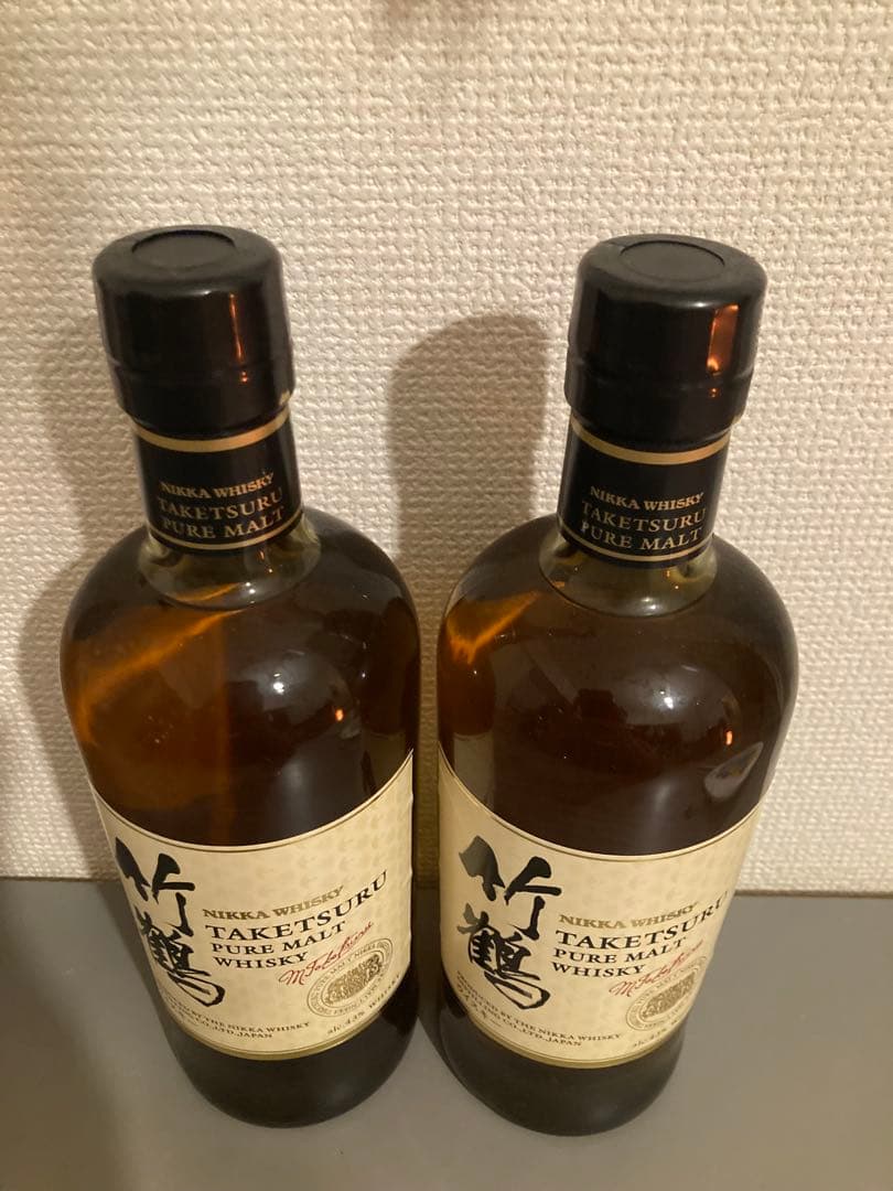 【旧ラベル2本セット】竹鶴PURE MALT WHISKY 700ml