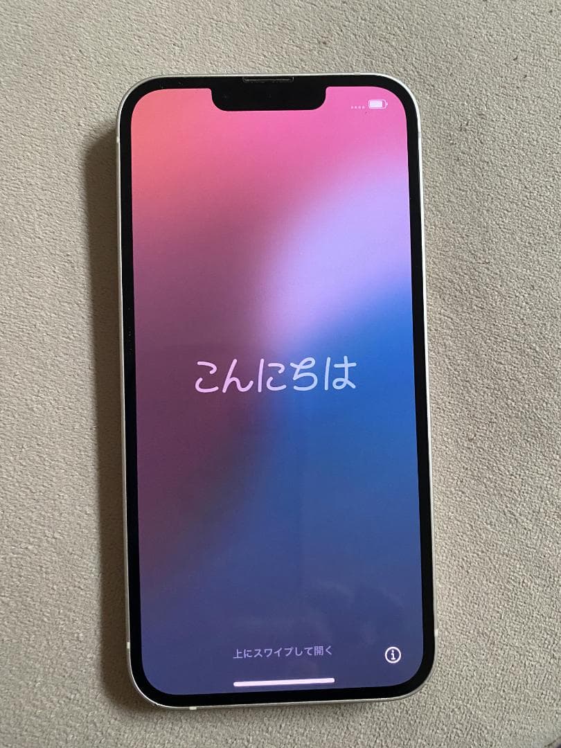 iPhone13スターライト 　SIMフリー ジャンク品 　バッテリー76％