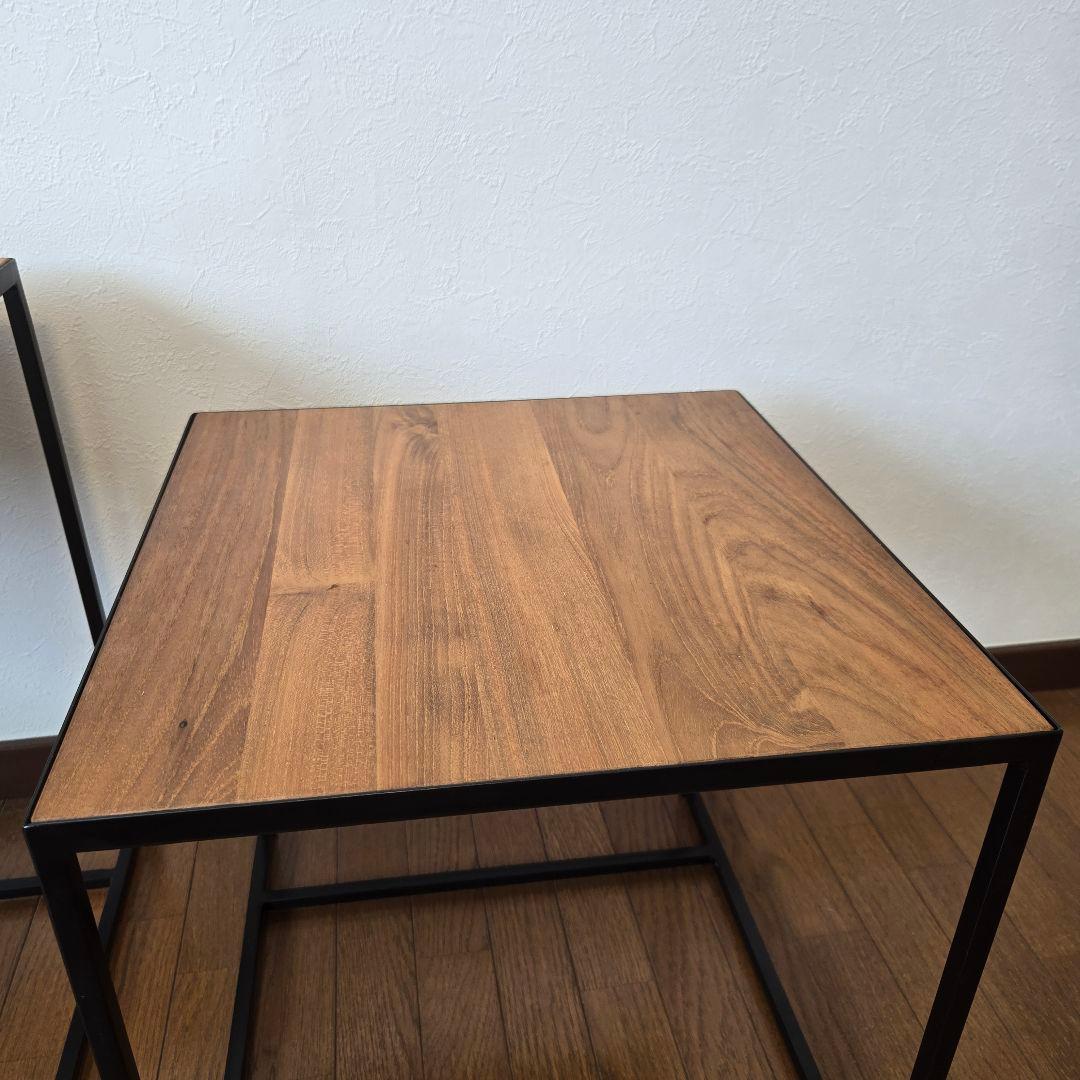 大小2つセット dareels TWO NEST TABLE re:ceno