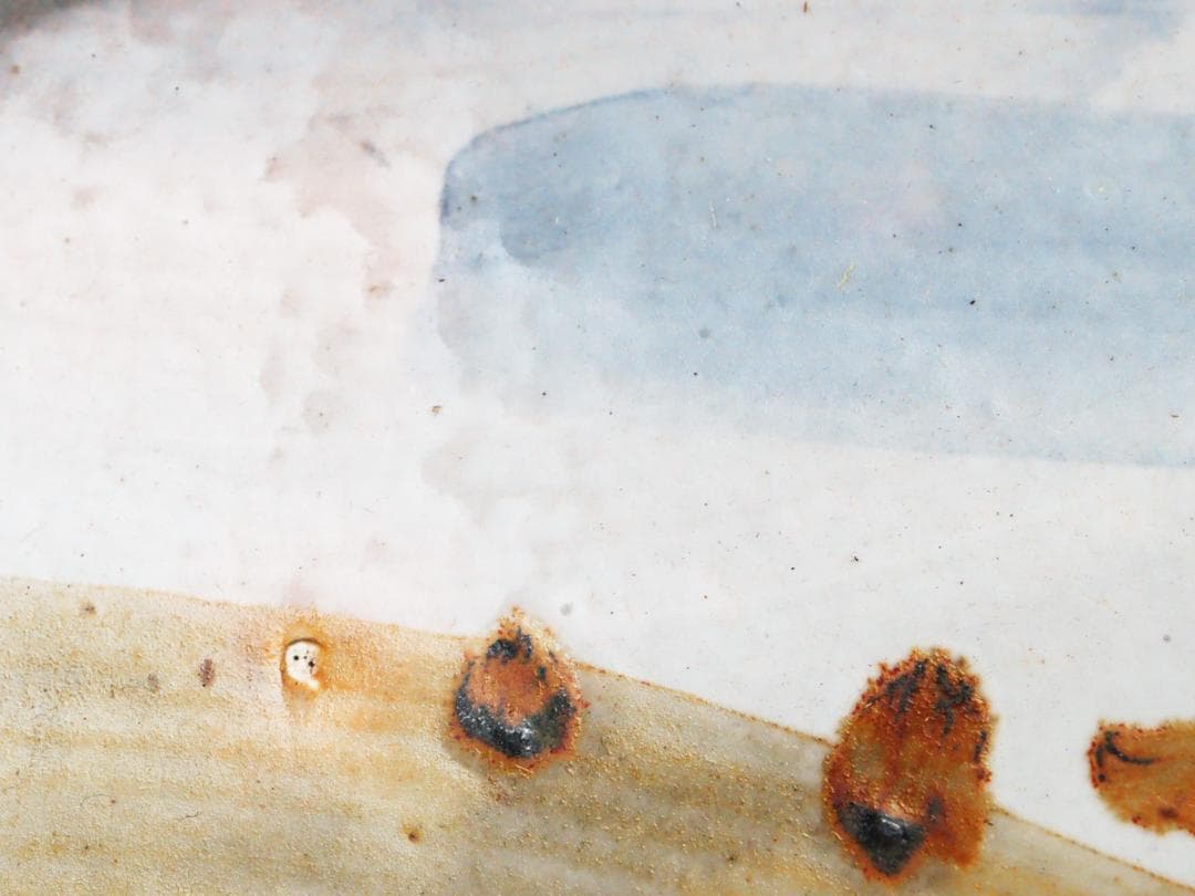 乾山 梅絵 尺三寸皿 飾り皿 大皿