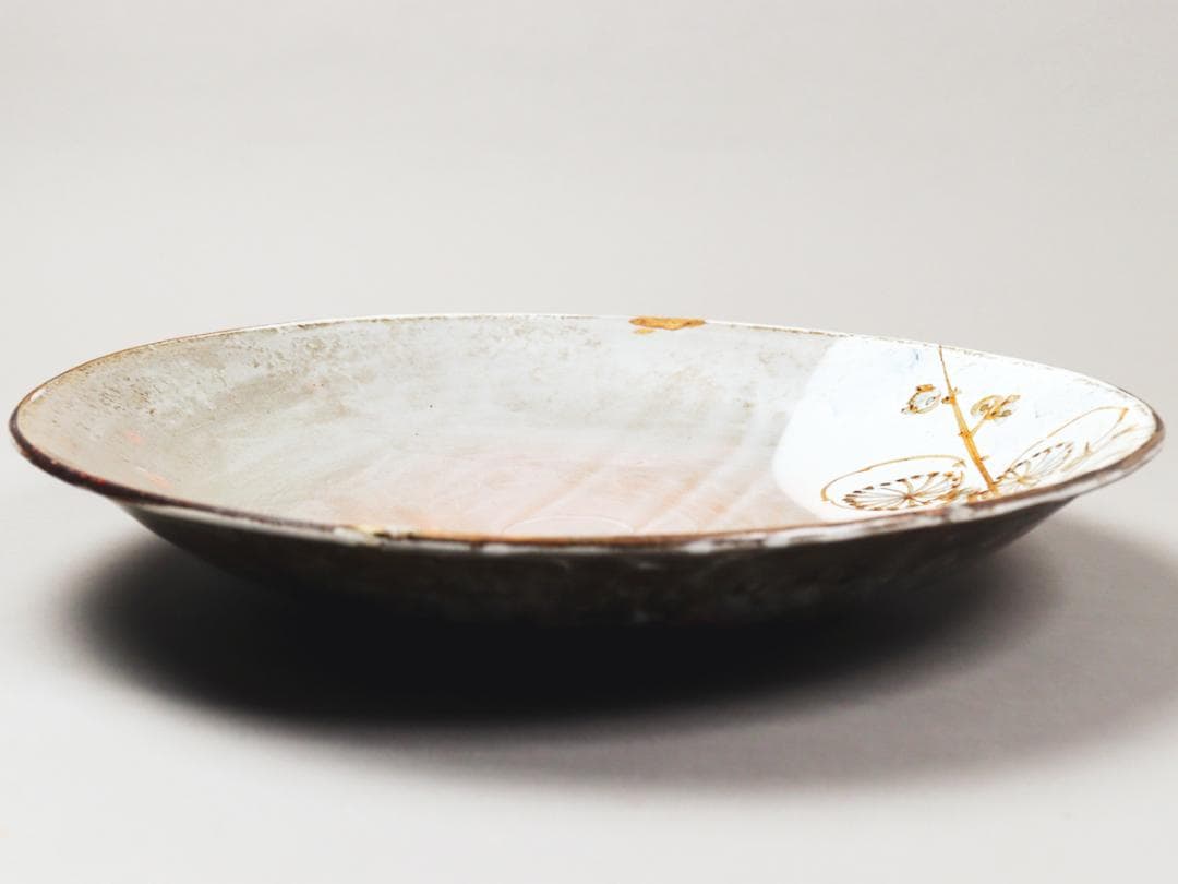 乾山 梅絵 尺三寸皿 飾り皿 大皿