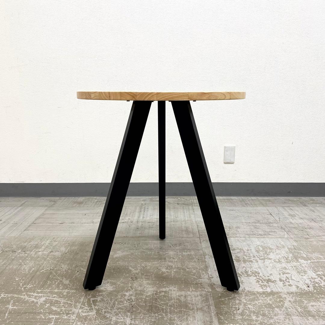美品 KANADEMONO THE CAFE TABLE Black Steel