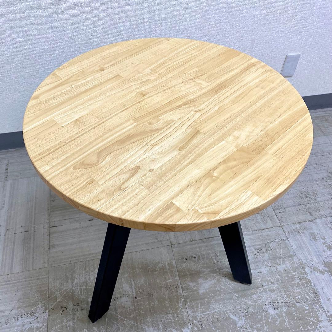 美品 KANADEMONO THE CAFE TABLE Black Steel