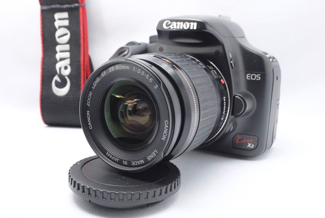 ✨お得✨届いてすぐ使える✨Canon Kiss X2✨初心者向け✨一眼レフカメラ