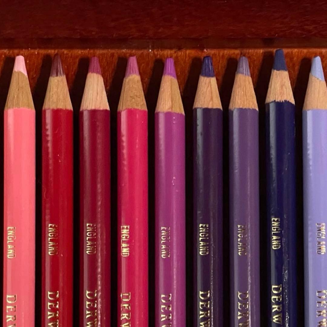 DERWENT ダーウェント ARTISTS アーチスト 色鉛筆72色 木箱