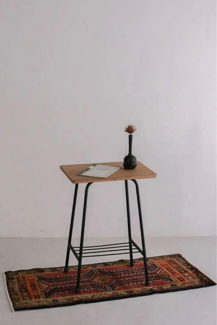 サイドテーブル ラワン材 コーヒーテーブル 飾り棚 展示台 古家具 古道具