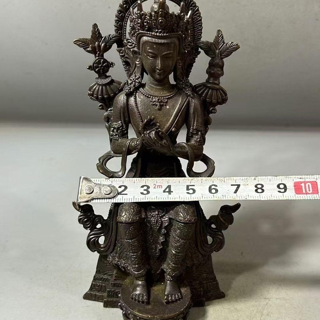 銅細工 仏像 仏堂 工芸品 菩薩 装飾品 工芸品 美術品 置物