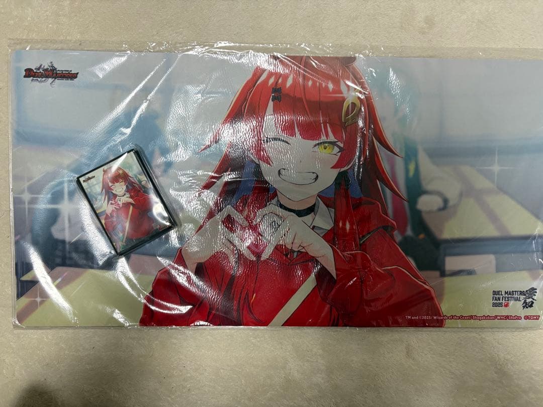 デュエルマスターズ　 真久間メガ　プレイマット＆スリーブ