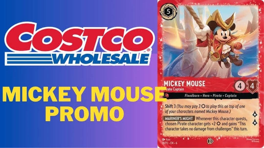 【未開封】Disney ロルカナ ミッキー コストコ限定 プロモ 未開封 【1】