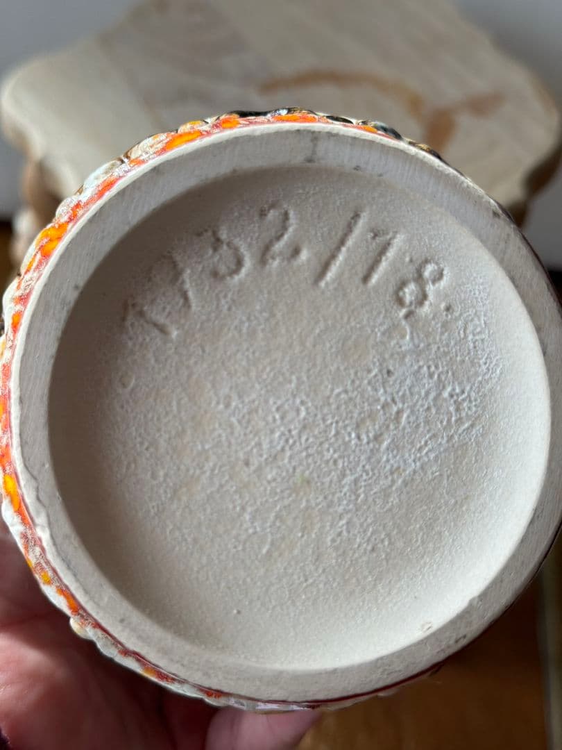 西ドイツビンテージ花瓶　ファットラバ　ミッドセンチュリーÜ keramik