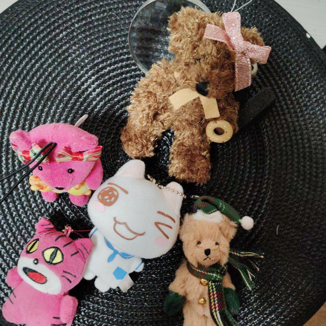 bear set vintage 小型ぬいぐるみ 5体セット