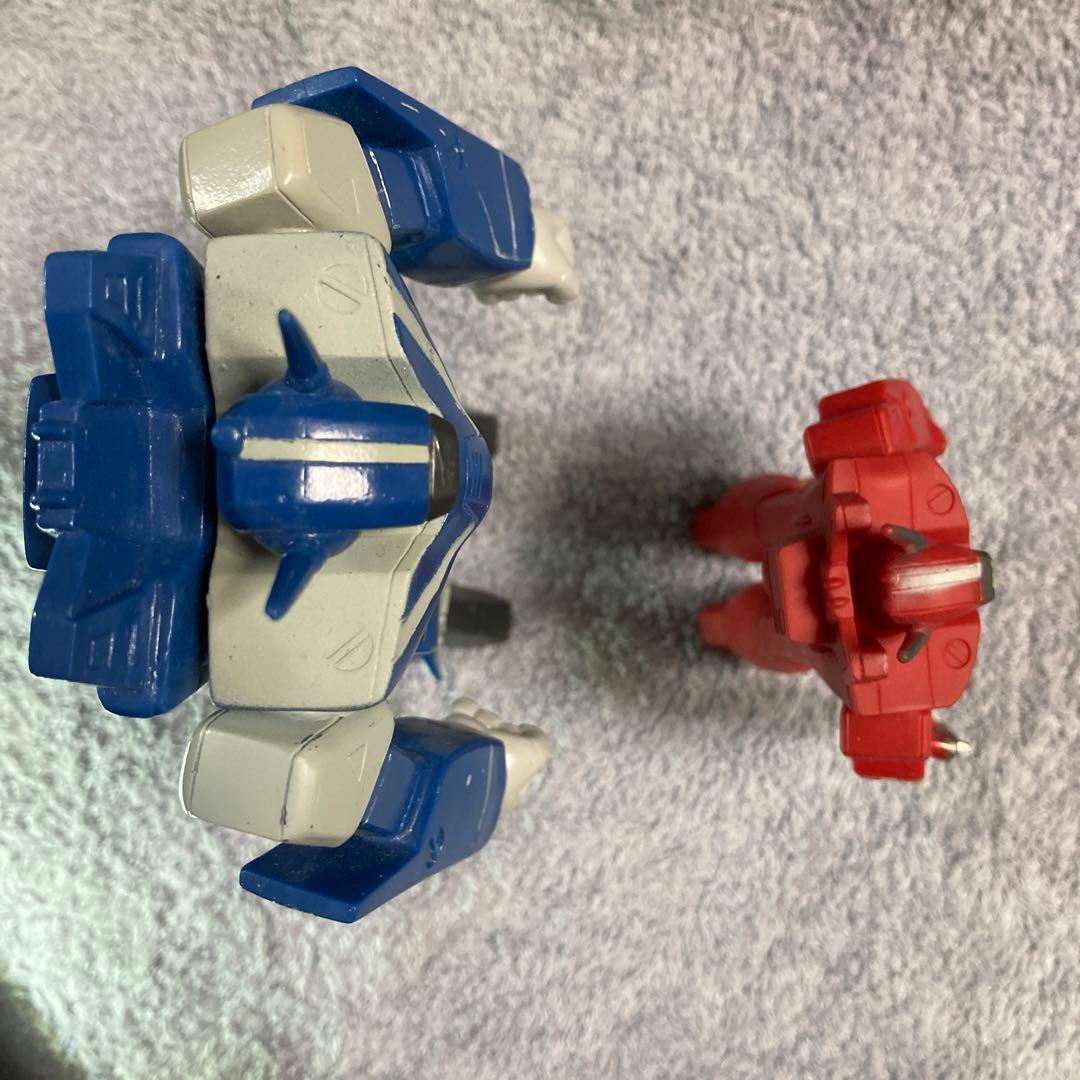 ピ*ん様 タカトク　マクロス　マックス機　ミリア機　ソフビ