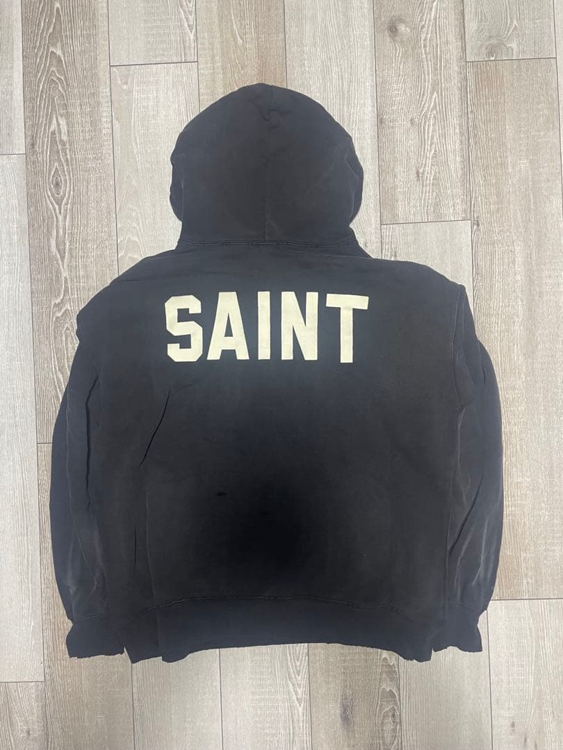 SAINT セントマイケル 25AW ベルベルジン コラボ パーカー 黒 L