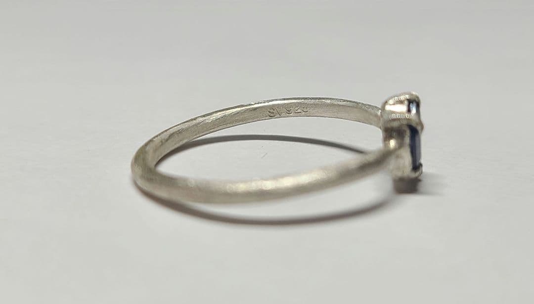 えむえす★スリランカ産ブルーサファイア★リングオーダー