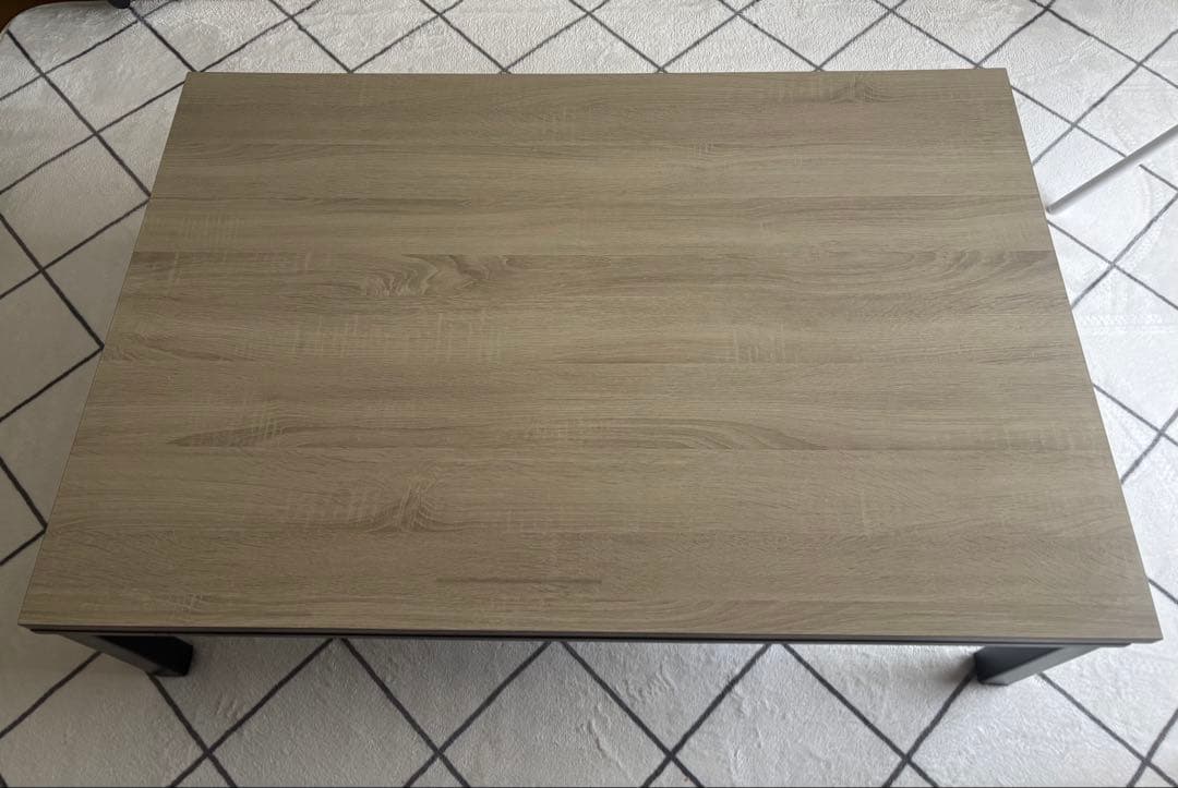 こたつテーブル　リバーシブル　120×80