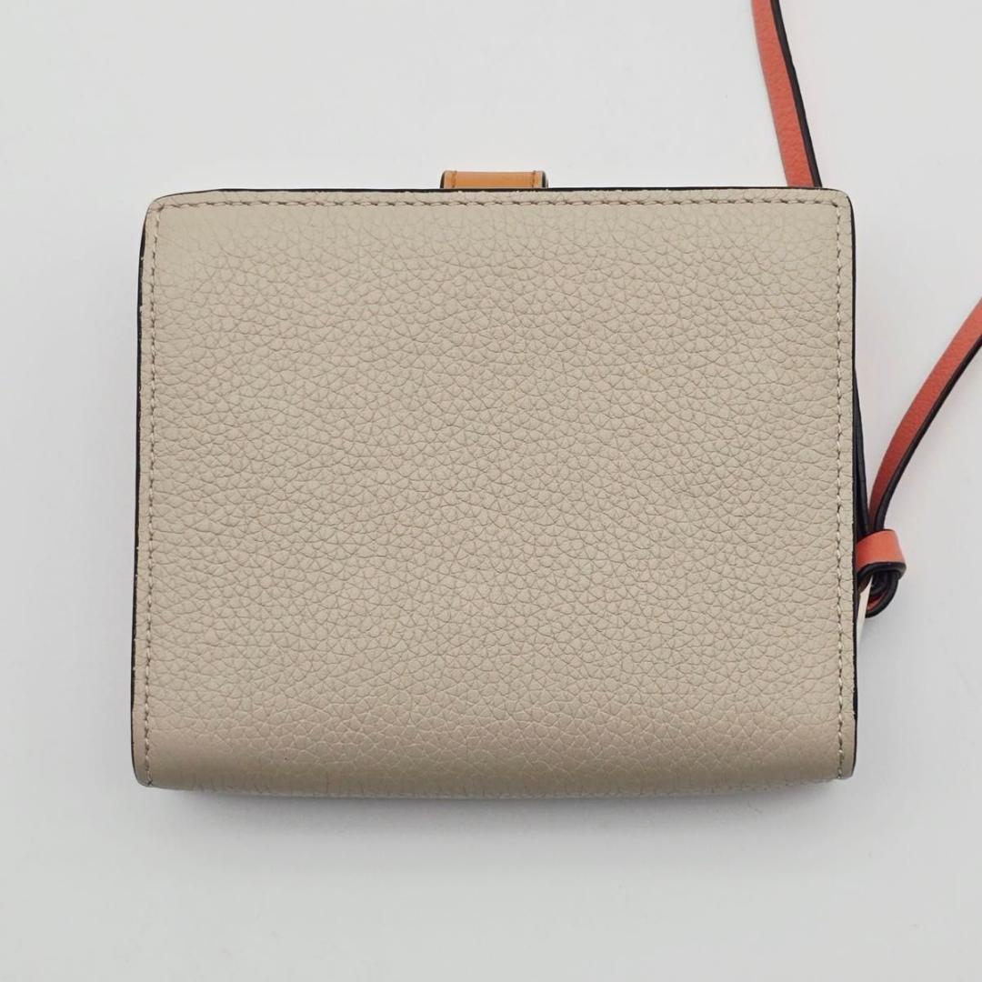 LOEWE ロエベ トライフォールド コンパクトウォレット 二つ折 アナグラム.