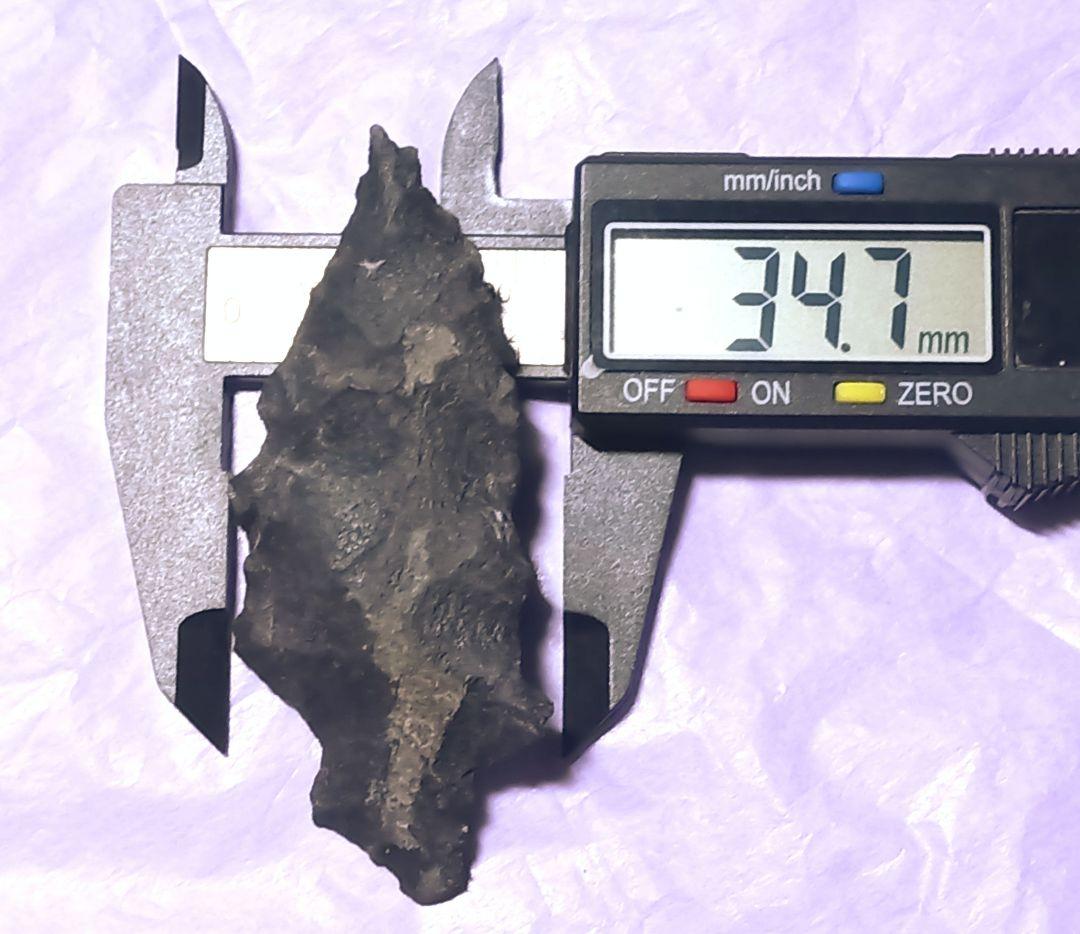 スクレイパー 石器 サヌカイト 模写