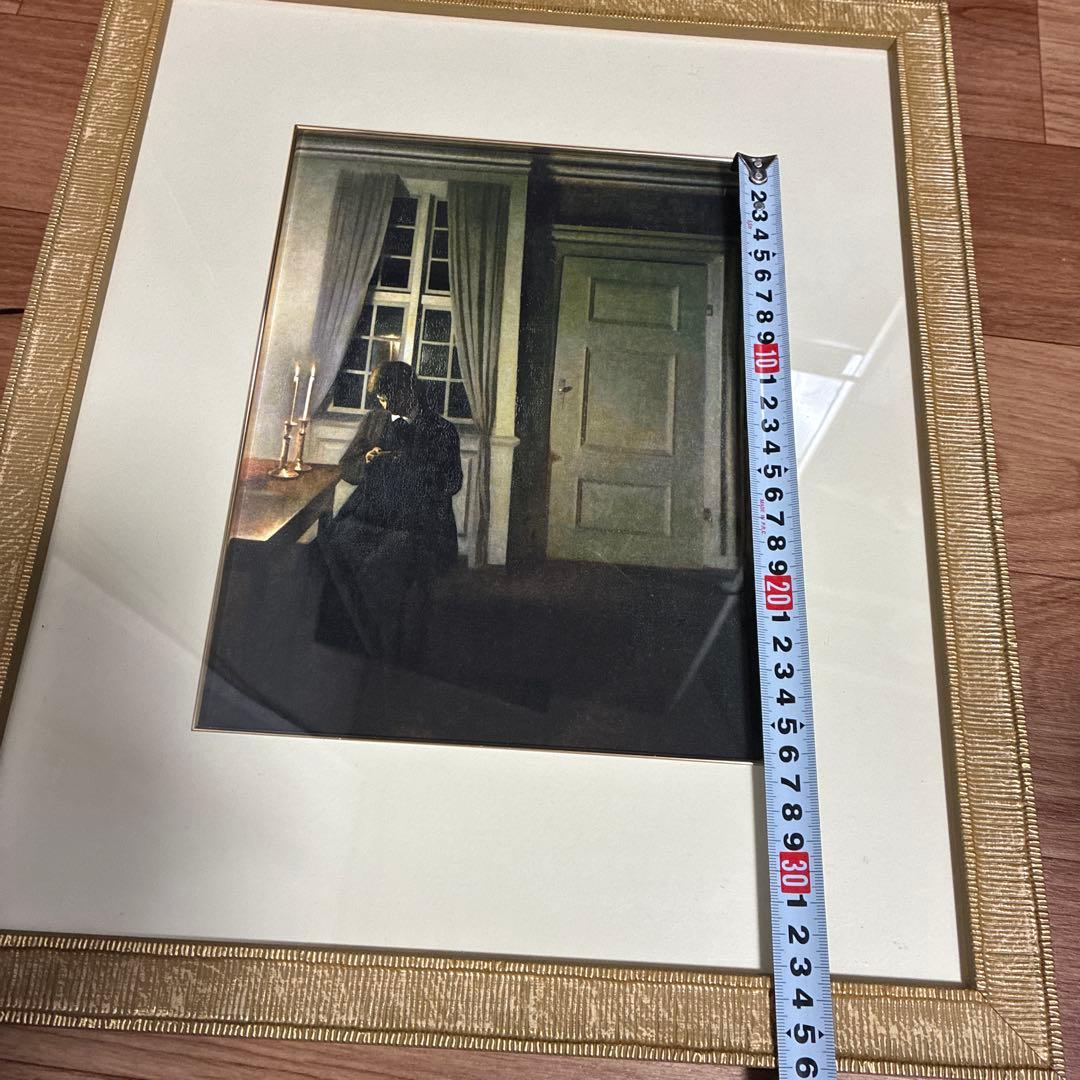 ヴィルヘルム ・ハンマースホイ　収集家　複製画