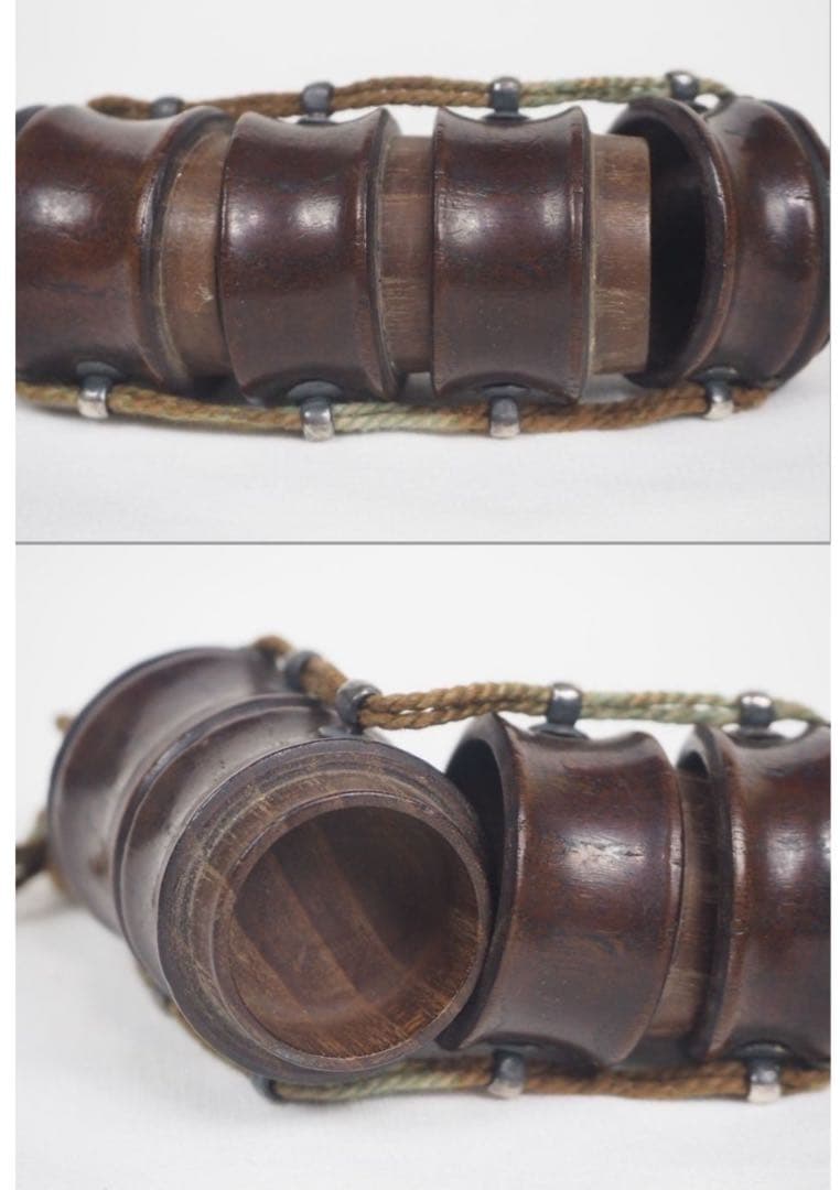 送料無料　竹形印籠・銅製瓢箪形薬入　銀使用　★希少★