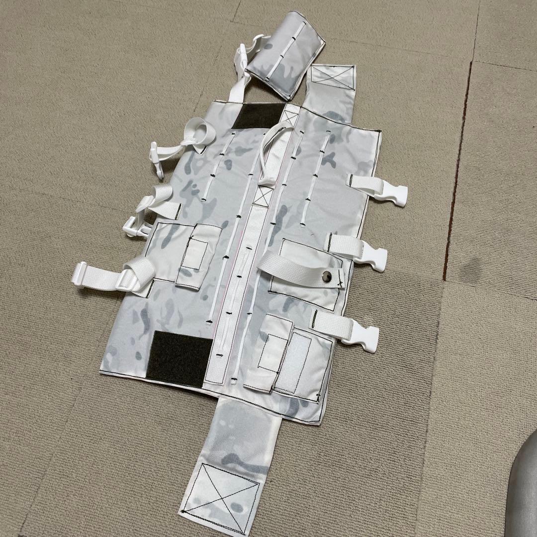 マズルカバー&スコープカバー　　陸上自衛隊　　白色　白ジュートなし