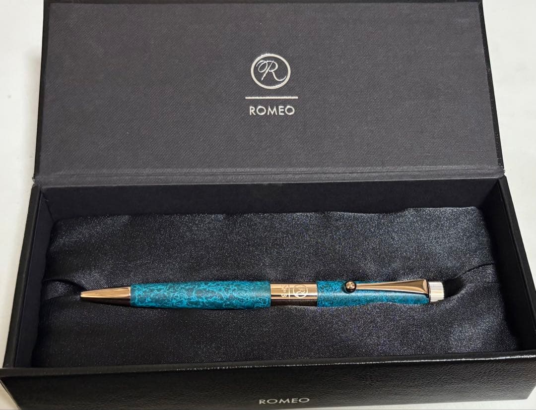 【新品】伊東屋 ROMEO ロメオNo.3 ボールペン 斑紋ガス青銅色