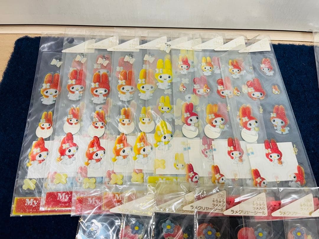 【新品未開封】サンリオ　ラメクリヤーシール　まとめ　平成レトロ