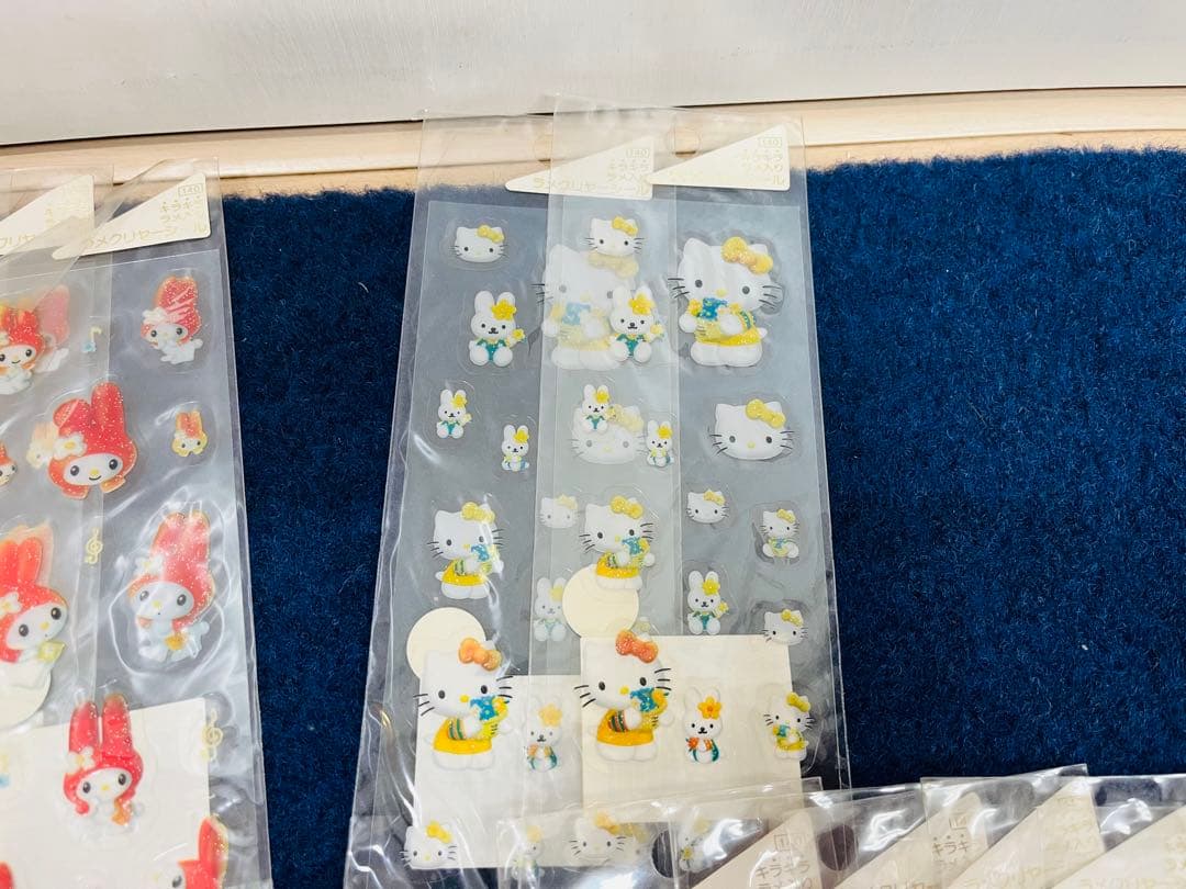 【新品未開封】サンリオ　ラメクリヤーシール　まとめ　平成レトロ