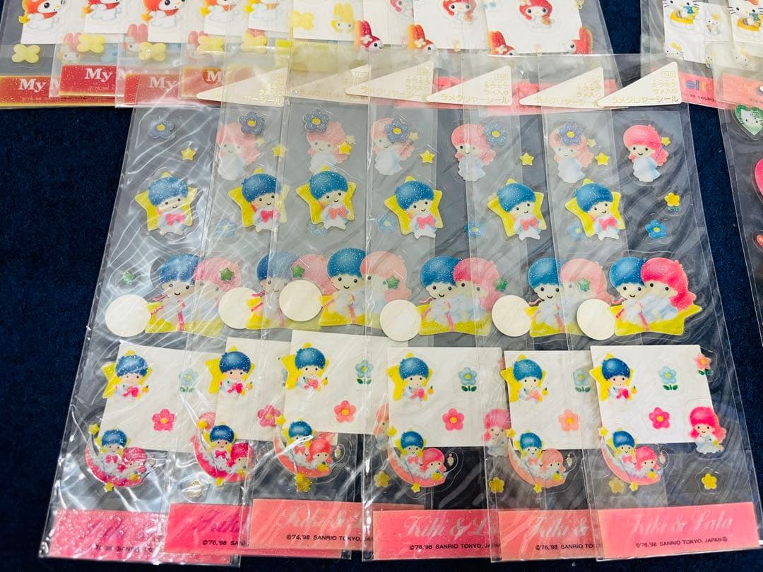 【新品未開封】サンリオ　ラメクリヤーシール　まとめ　平成レトロ