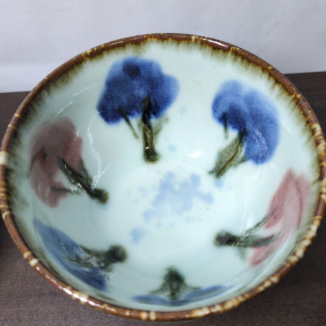 d*7様 斉山窯 太田恵 作 色絵 丼＆蓋物 2点 セット