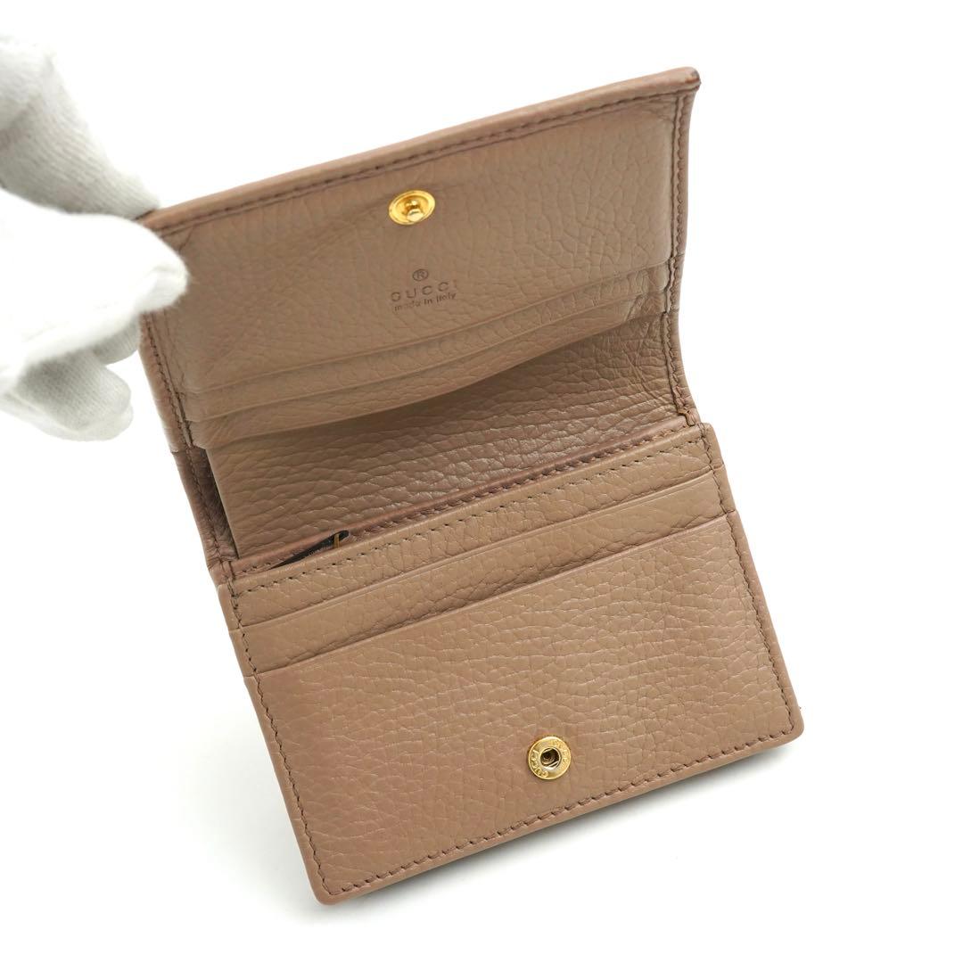 ✨未使用に近い✨　GUCCI ミニ財布　マーモント　GGロゴ 二つ折り　刻印