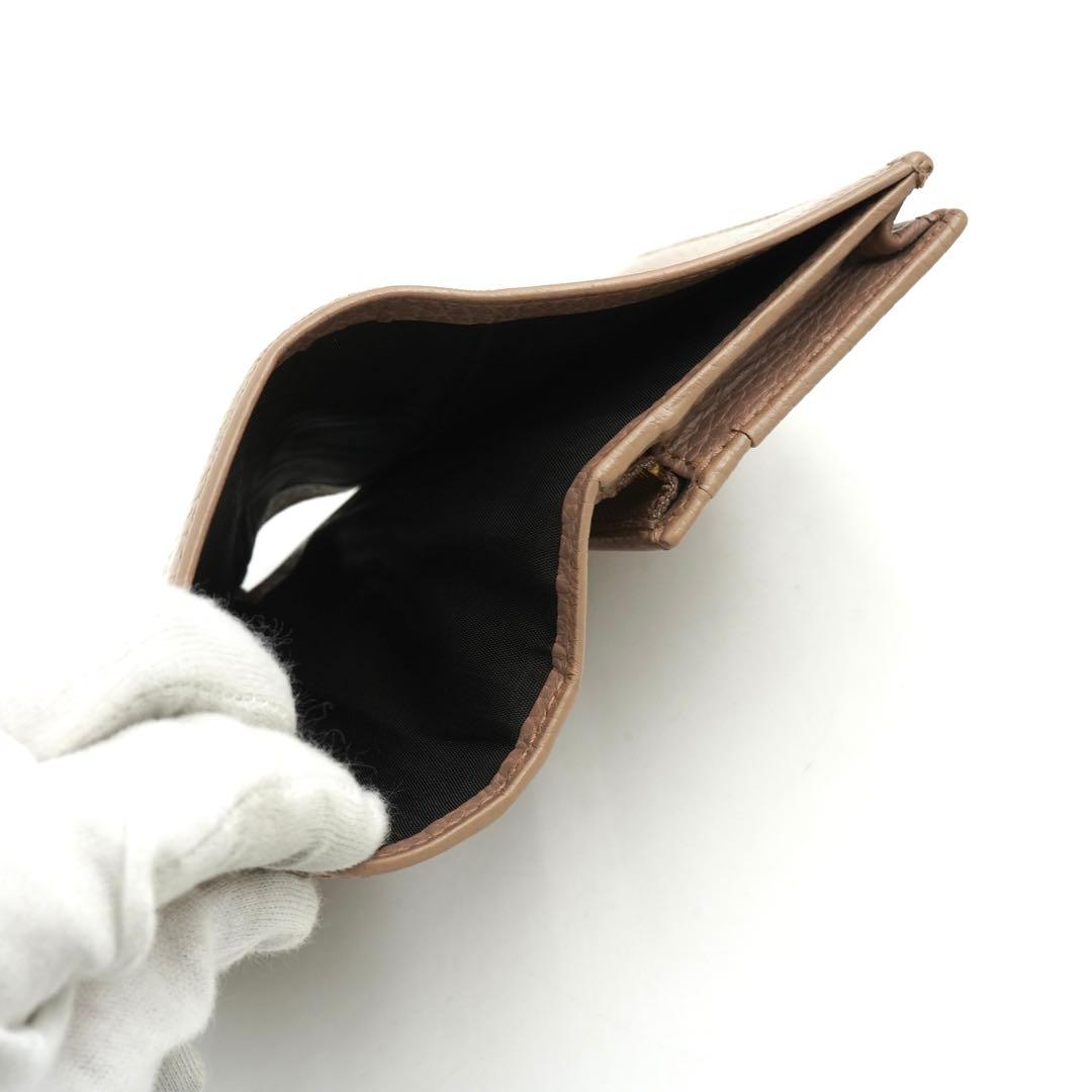 ✨未使用に近い✨　GUCCI ミニ財布　マーモント　GGロゴ 二つ折り　刻印