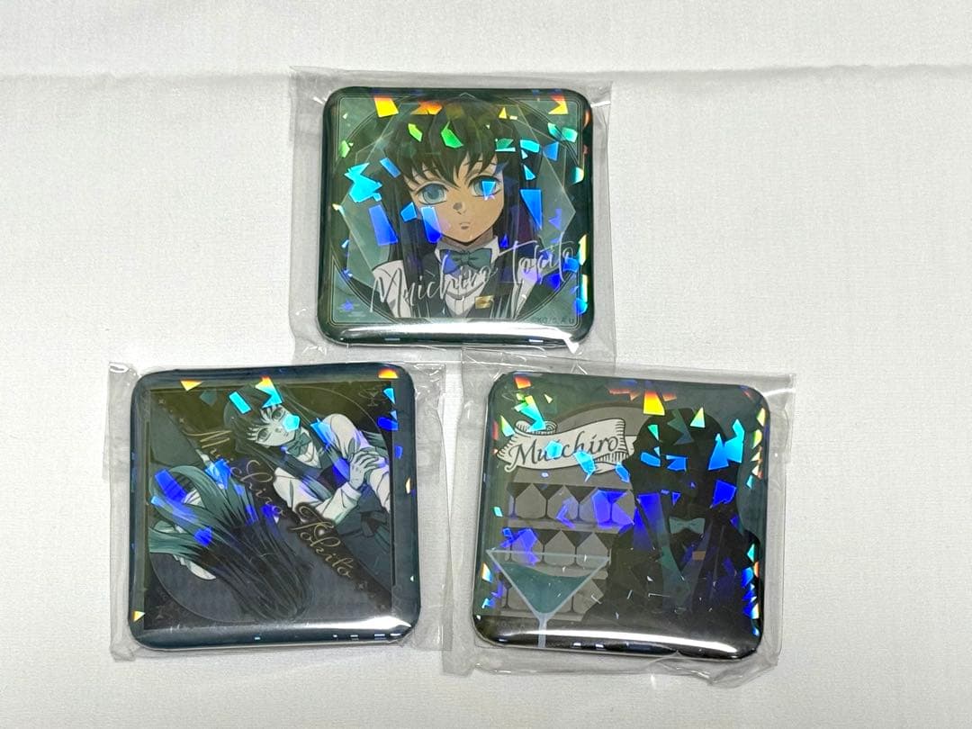 ★ 鬼滅の刃　モクテル　ロト　缶バッジ　時透無一郎　3個