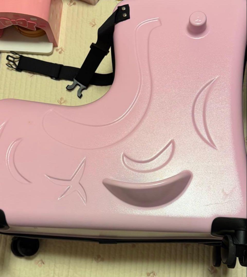 本日のみお値下げ子供向けキャリーカート ピンク