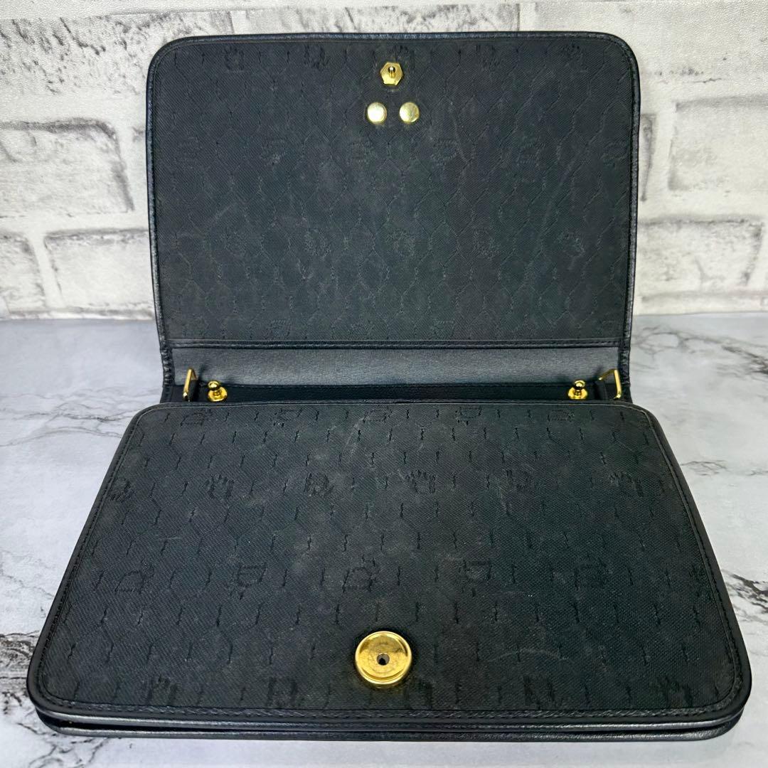 希少✨オールドディオール ショルダー ハンドバッグ トロッター ブラック